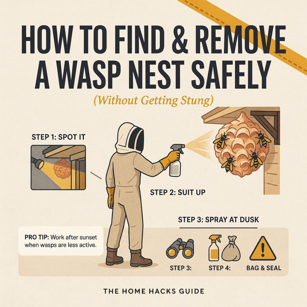 How to Remove a Wasp Nest Safely