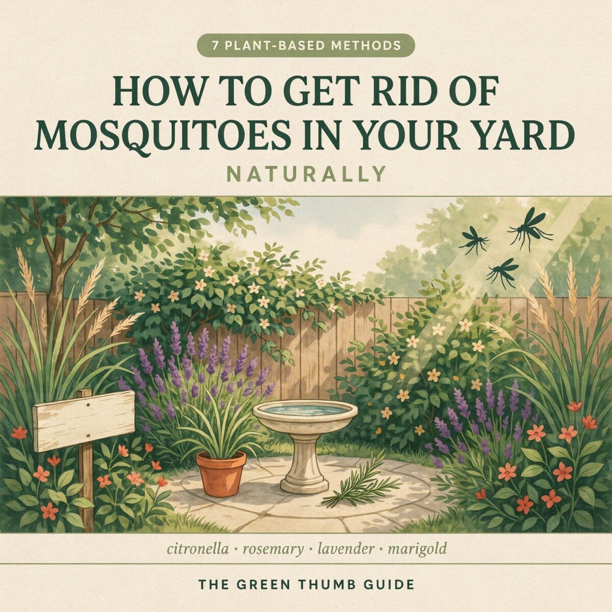 How to Get Rid of Mosquitoes in Your Yard Naturally (Without Harsh Chemicals)